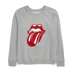 Heather Gray Classic Rolling Stones Vintage Inspired Crewneck Sweatshirt